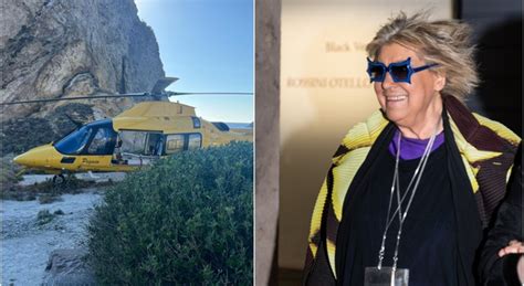 Alda Fendi cade nella sua casa sull'isola di Palmarola, soccorsa e 